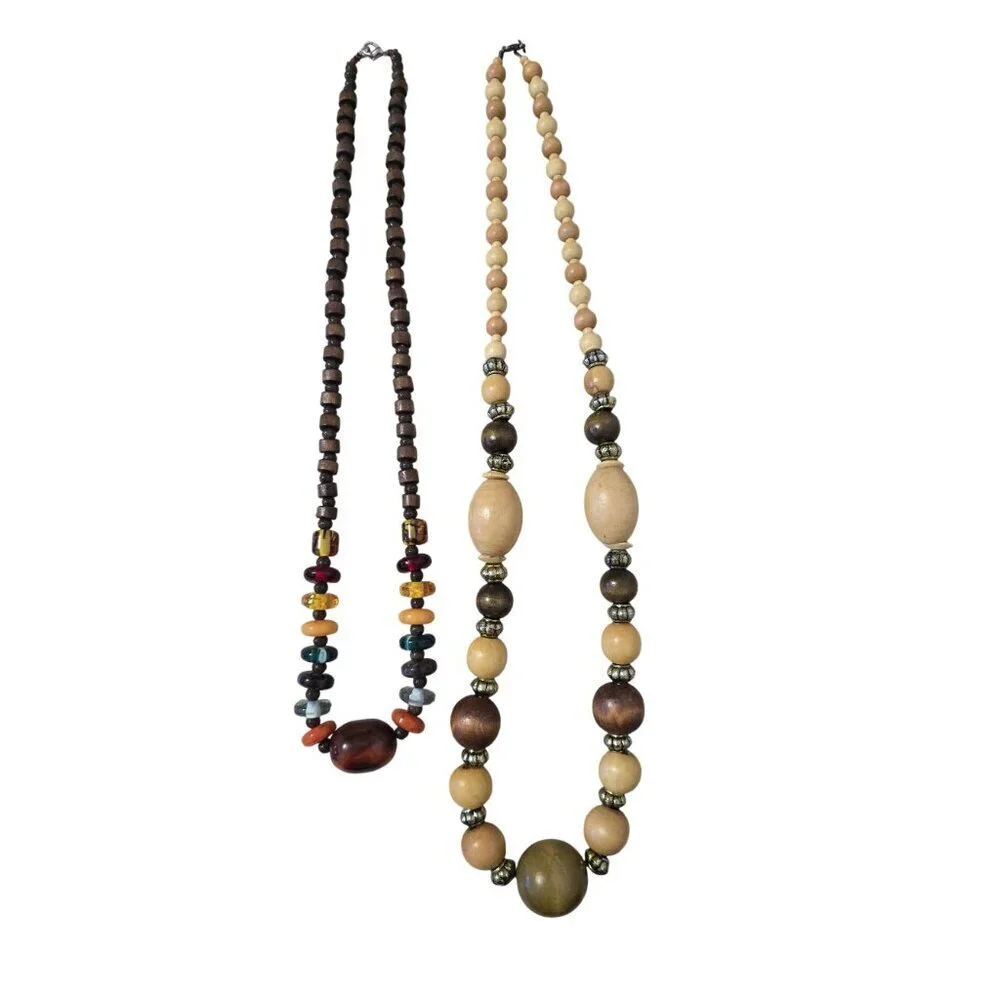 Set of 2 Stunning beaded necklaces - Picture 3 of 10